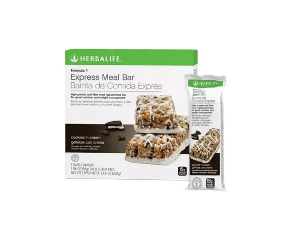 Herbalife Fórmula 1 Barrita Exprés Galletas con Crema USA