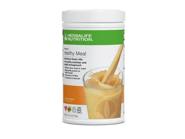 Herbalife Fórmula 1 Naranja y Vainilla batido USA