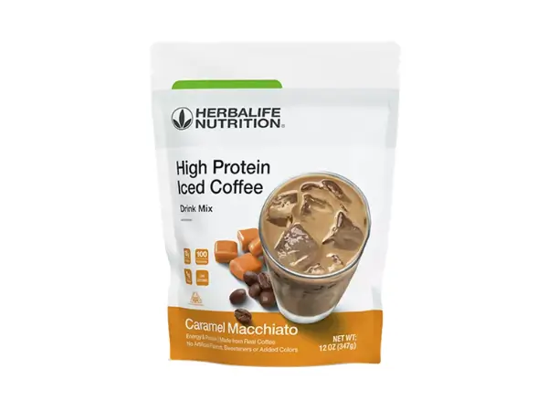 Herbalife Café Helado Proteico Caramel Macchiato batido USA