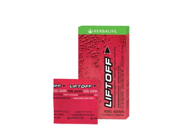 Herbalife Liftoff Pomegranate-Berry | Official USA Store Herbalife Liftoff Pomegranate-Berry Burst 10 tablets SKU 2629