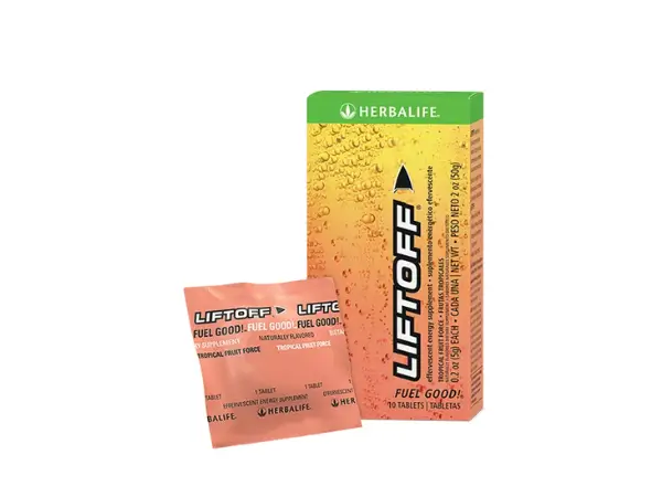 Herbalife Liftoff Tropical Fruit | Official USA Store Herbalife Liftoff Tropical-Fruit Force 10 tablets SKU 2696