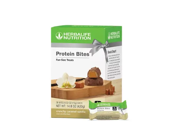 Herbalife Protein Bites Caramel Vanilla – SKU 001K