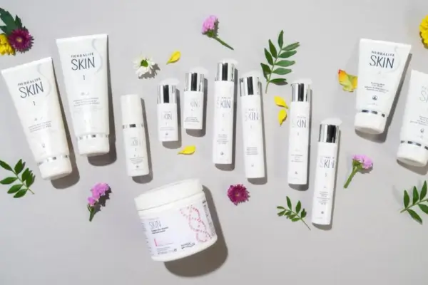 Herbalife skin care line and collagen supplement products for radiant skin